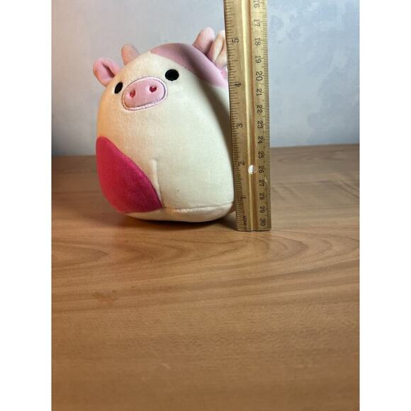 Caedyn the Pink Cow Valentine's 5" Hallmark No Tag - Picture 7 of 7